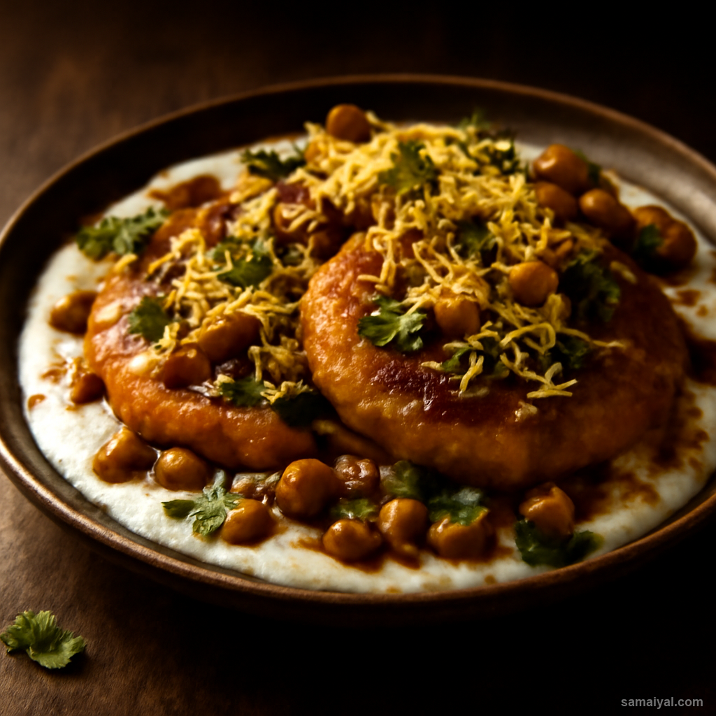 Aloo Tikki Chaat Street Style UP