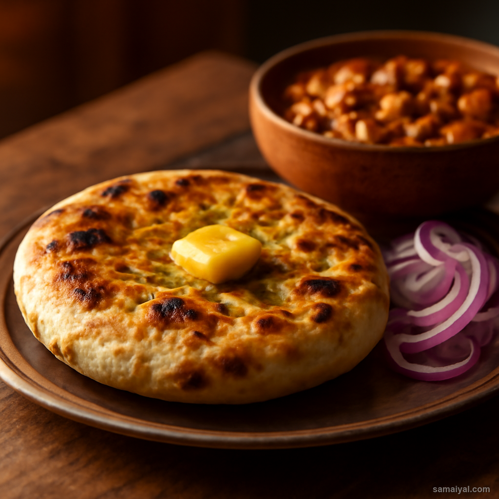 Amritsar Kulcha Butter Stuffed Bread Golden Temple