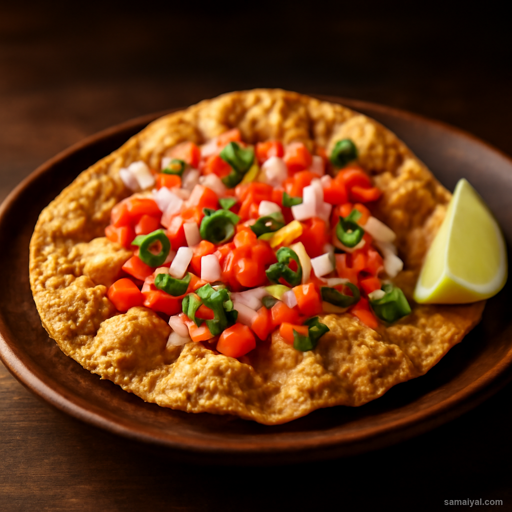 Amritsari Papad Fry Cracker Tempering Punjabi