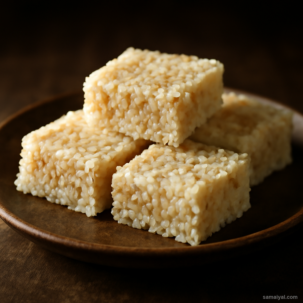 Arisi Thengai Burfi