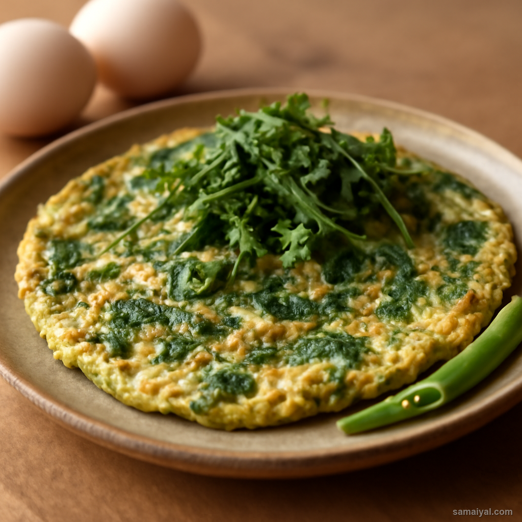 Arunachal Leafy Omelette