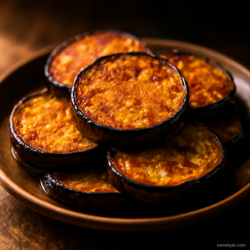 Begun Bhaja Pan Fried Brinjal Bengal
