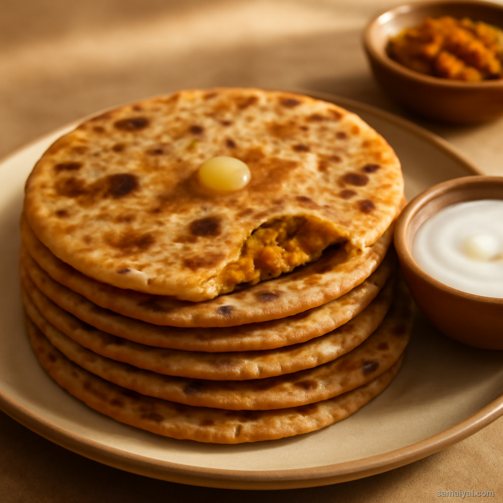 Bihari Kaddu Paratha