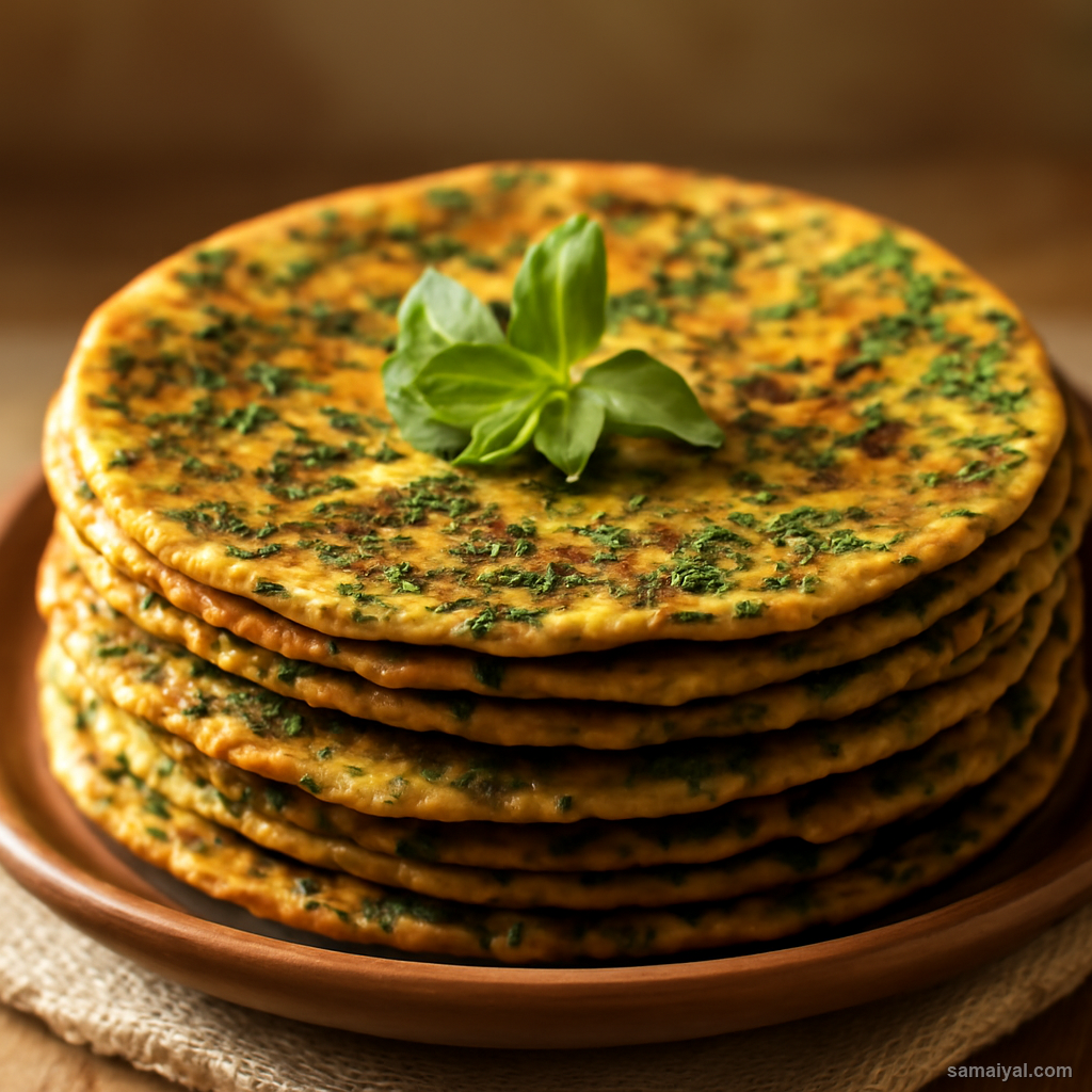 Bihari Methi Thepla