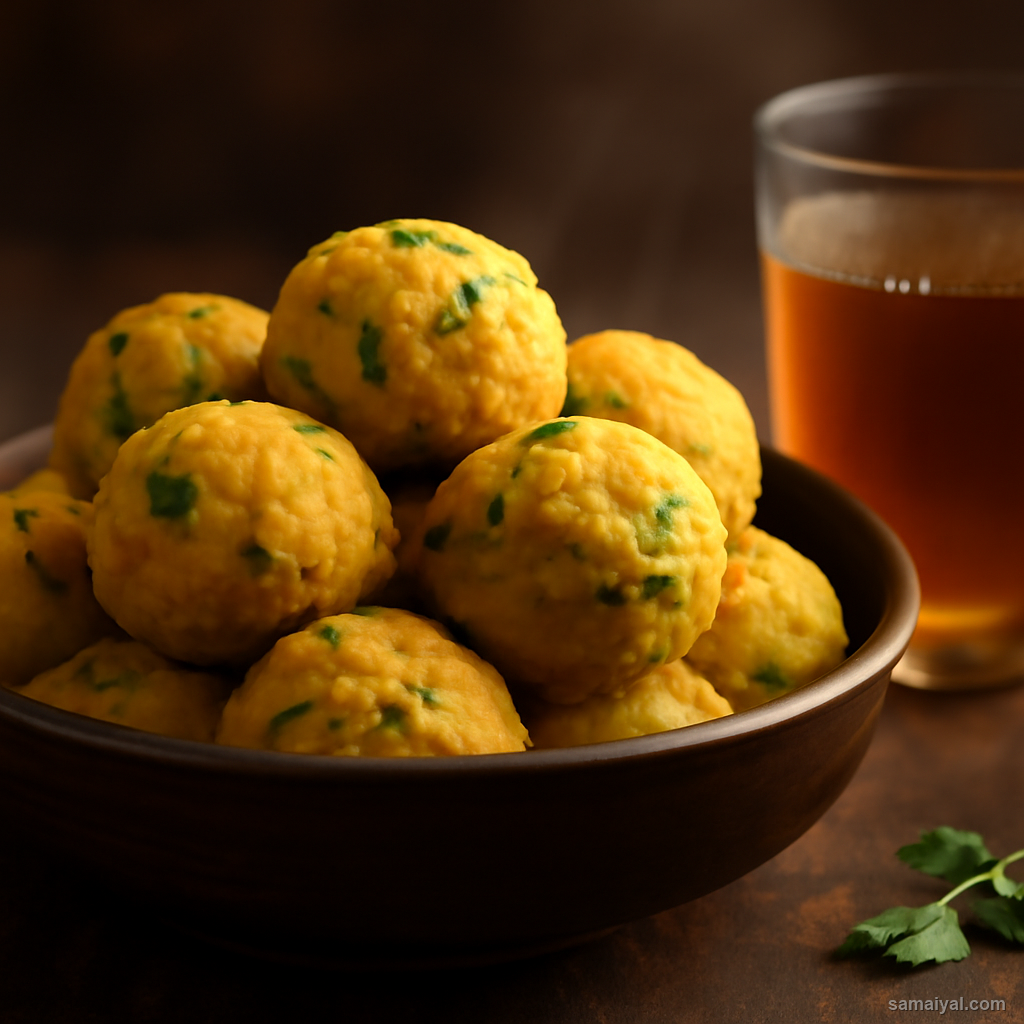 Chhattisgarh Bafauri Chana Dal Steamed Dumpling Spiced