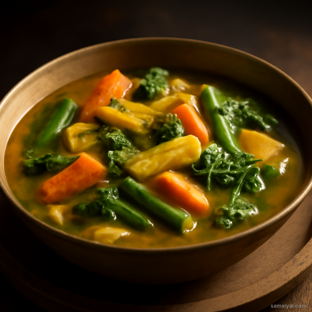 Chhattisgarhi Aamat Mixed Vegetable Forest Tribal Curry