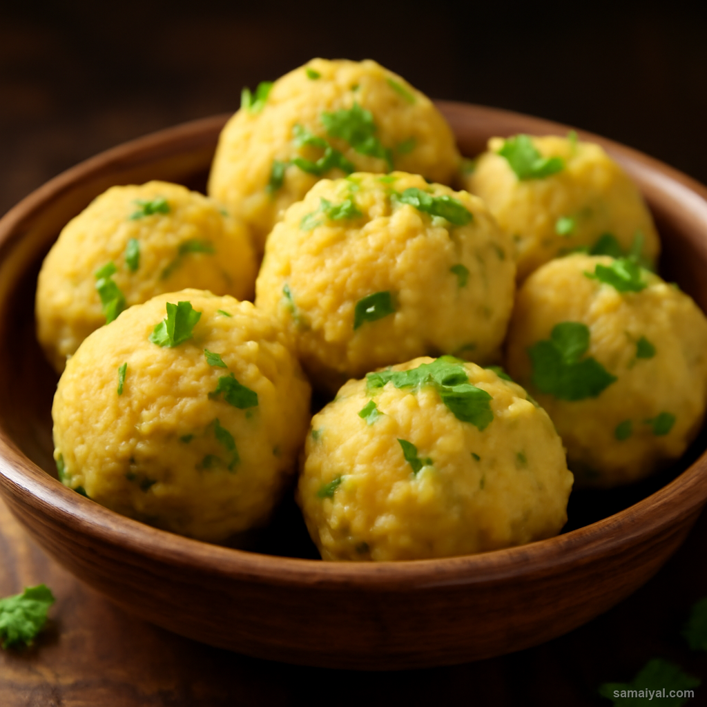 Chhattisgarhi Bafauri Steamed Lentil Dumpling