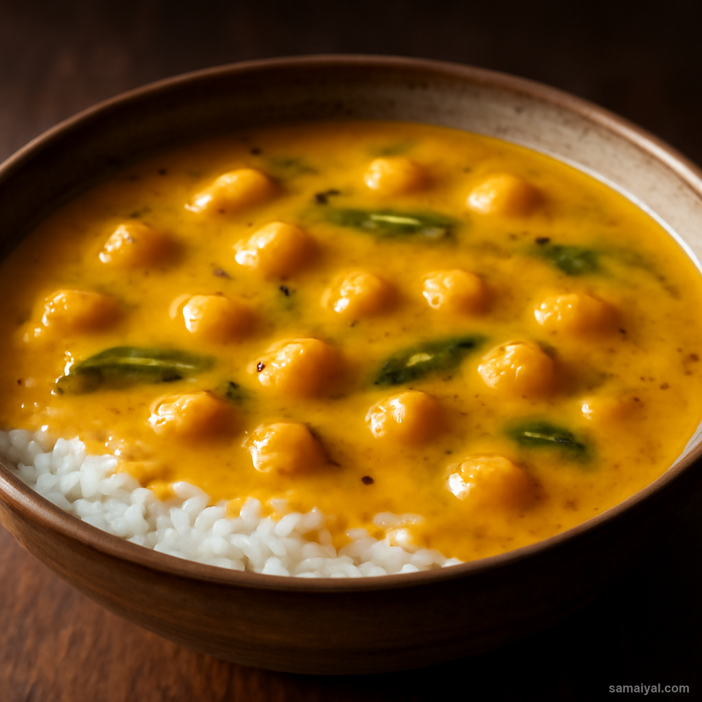 Chhattisgarhi Dubki Kadhi Thin Besan Curry