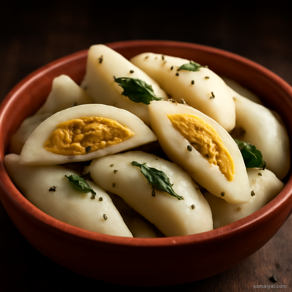 Chhattisgarhi Faraa Steamed Rice Dumpling Savoury