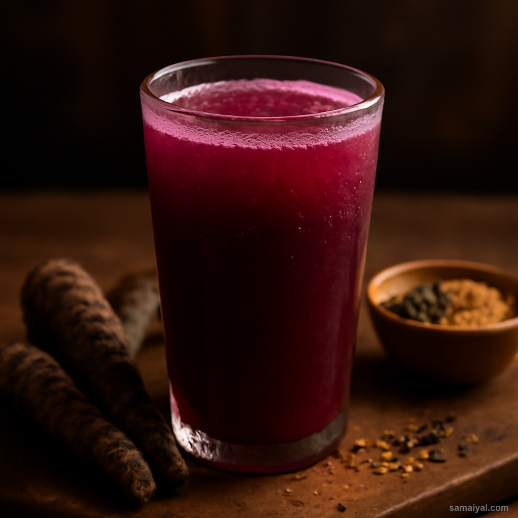Chhattisgarhi Kanji Black Carrot Fermented Drink Probiotic