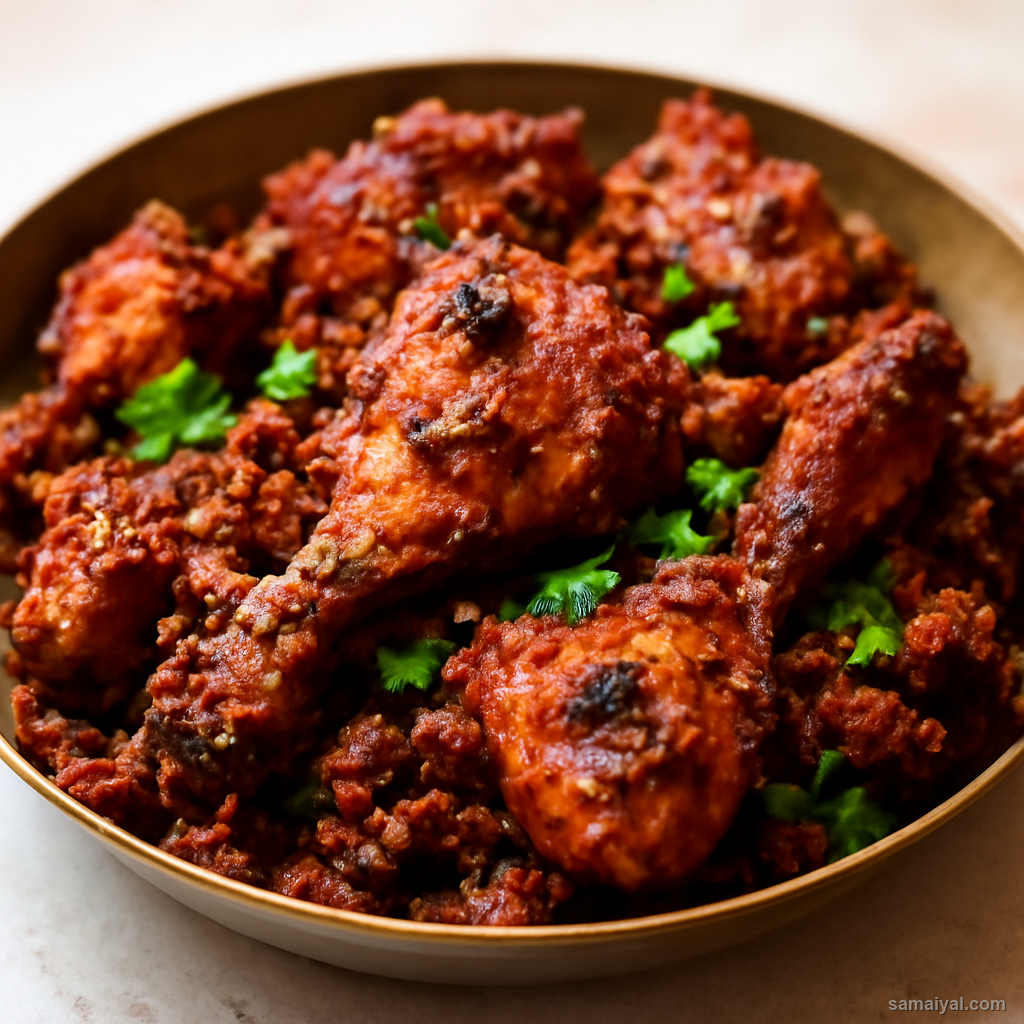 Chicken Sukka Kolhapuri Dry