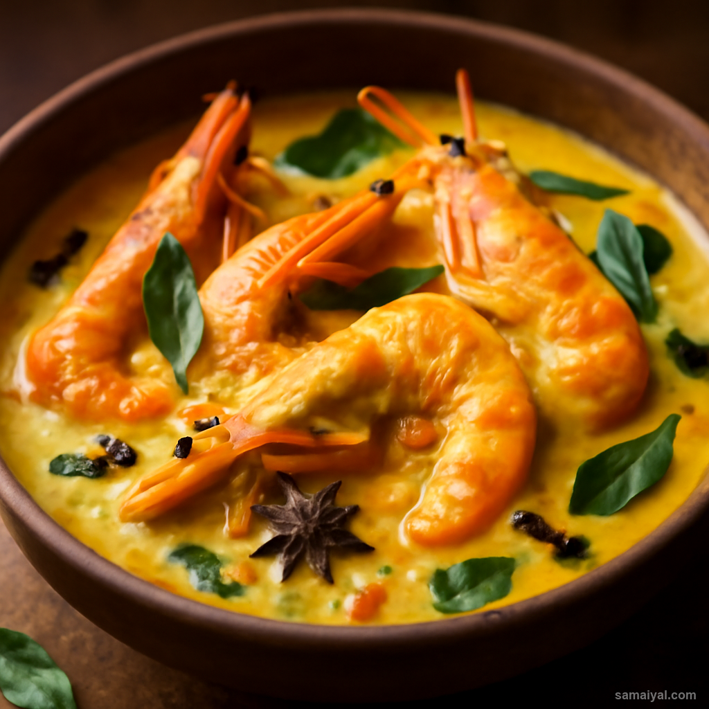 Coconut Milk Prawns
