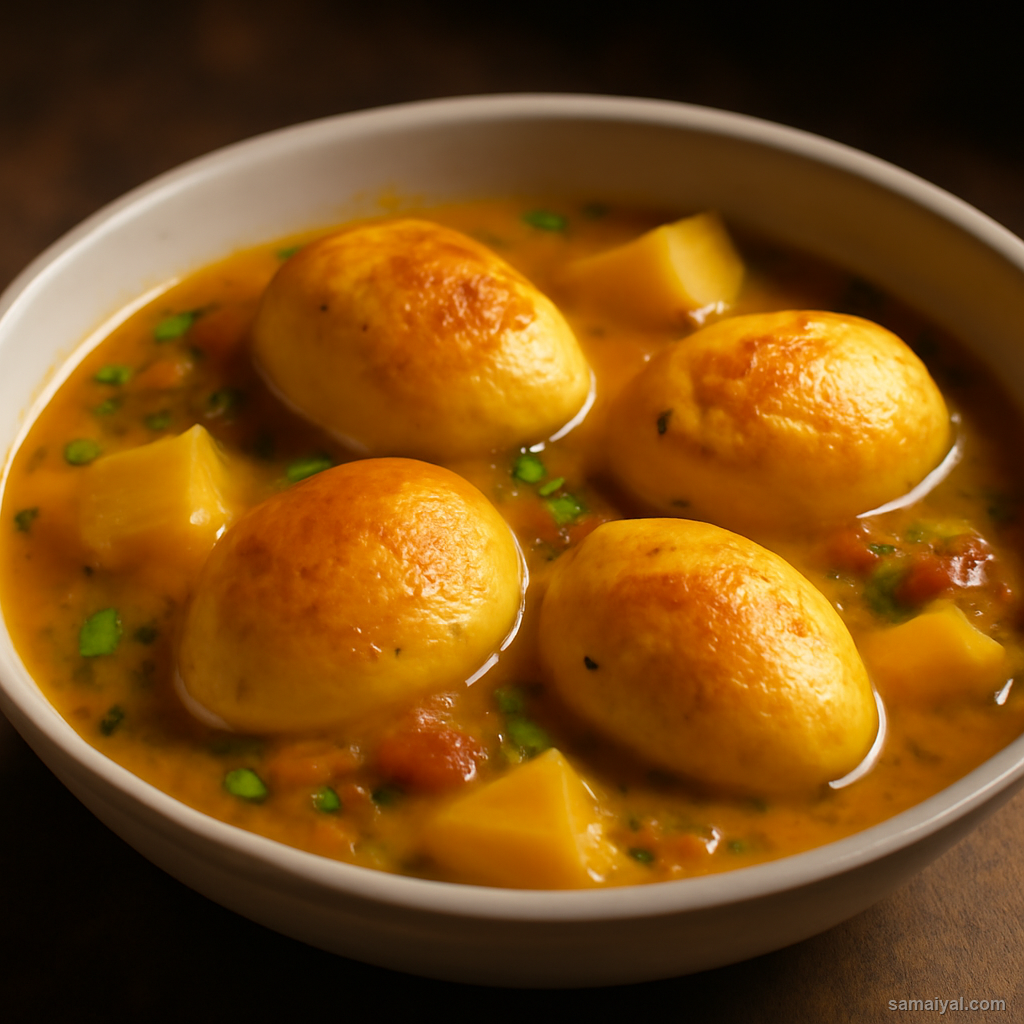 Dimer Jhol Bengali Egg Curry Light