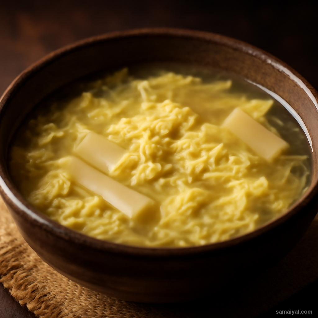 Egg Drop Bamboo Soup