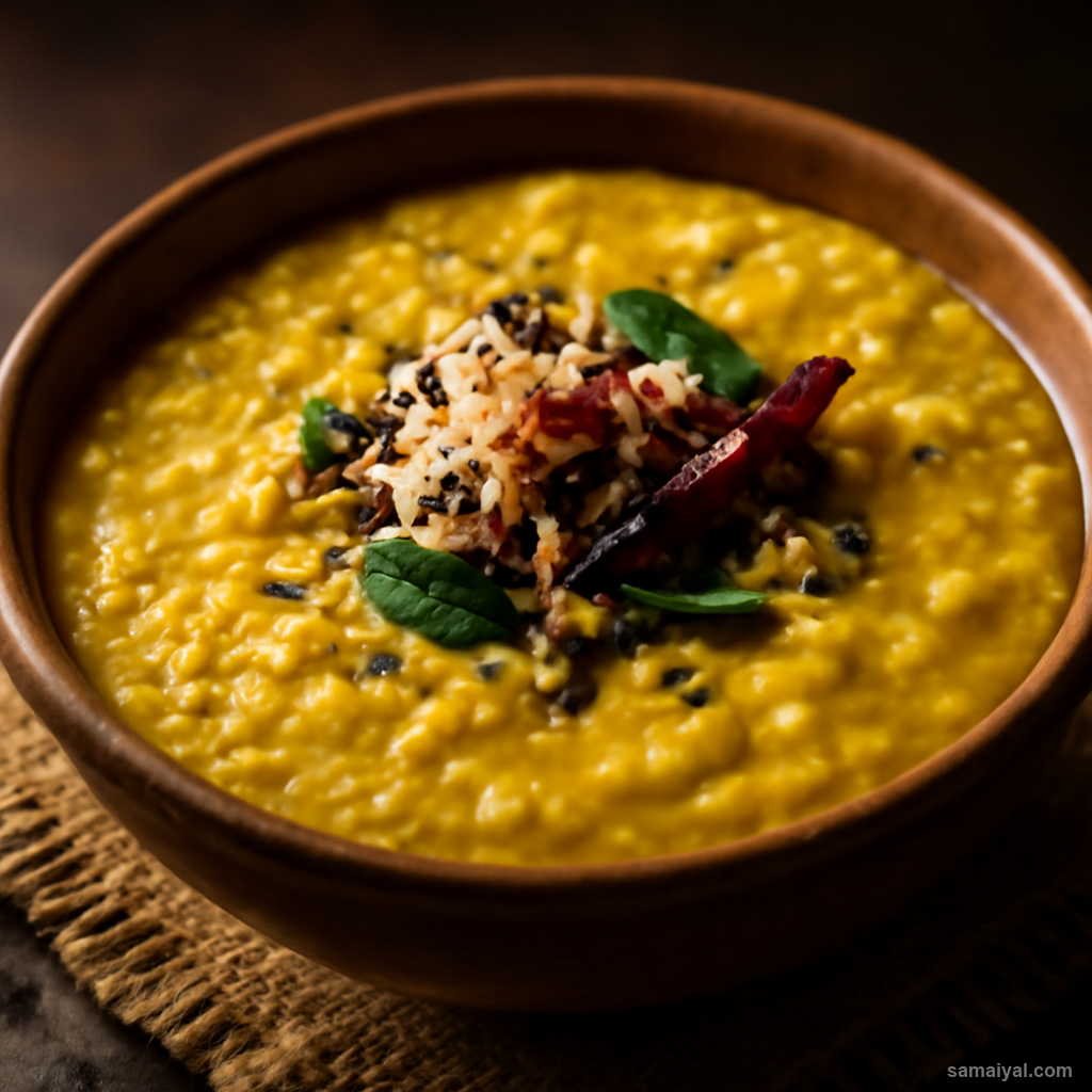 Goan Dal Coconut Tempered Everyday Goan Lentil Simple
