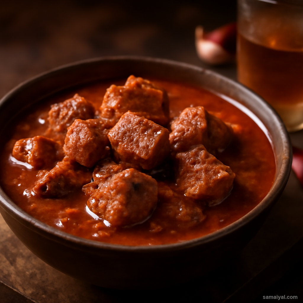 Goan Pork Vindaloo Classic Vinegar Garlic Fiery Authentic