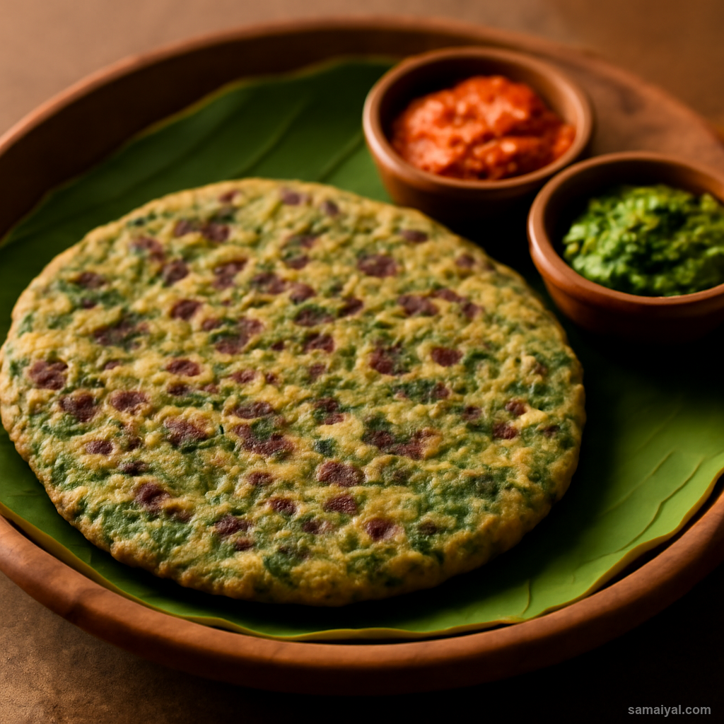Haryana Methi Bajra Roti Fenugreek Pearl Millet Flatbread