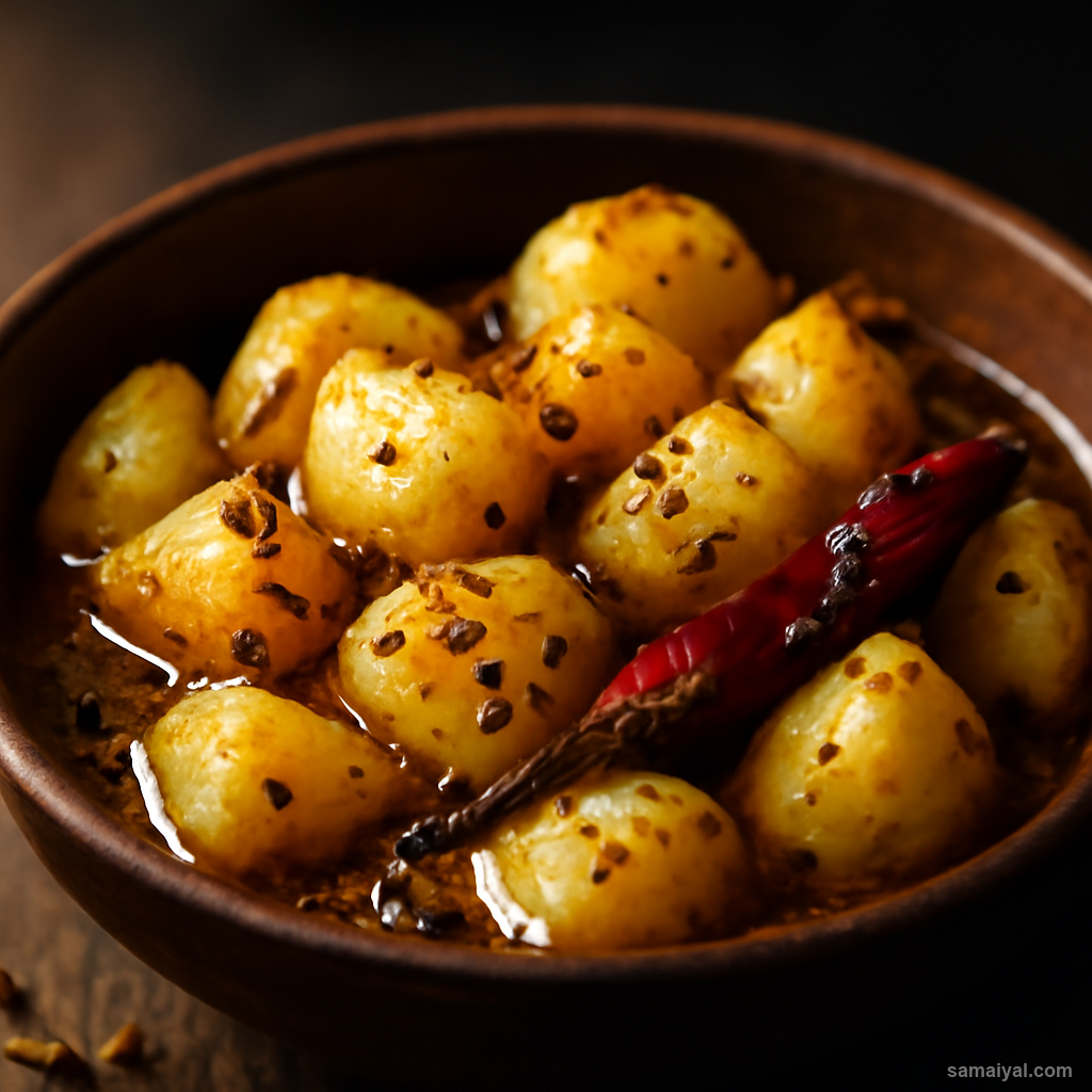 Himachal Auriya Potato Mustard Oil Pickle Curry