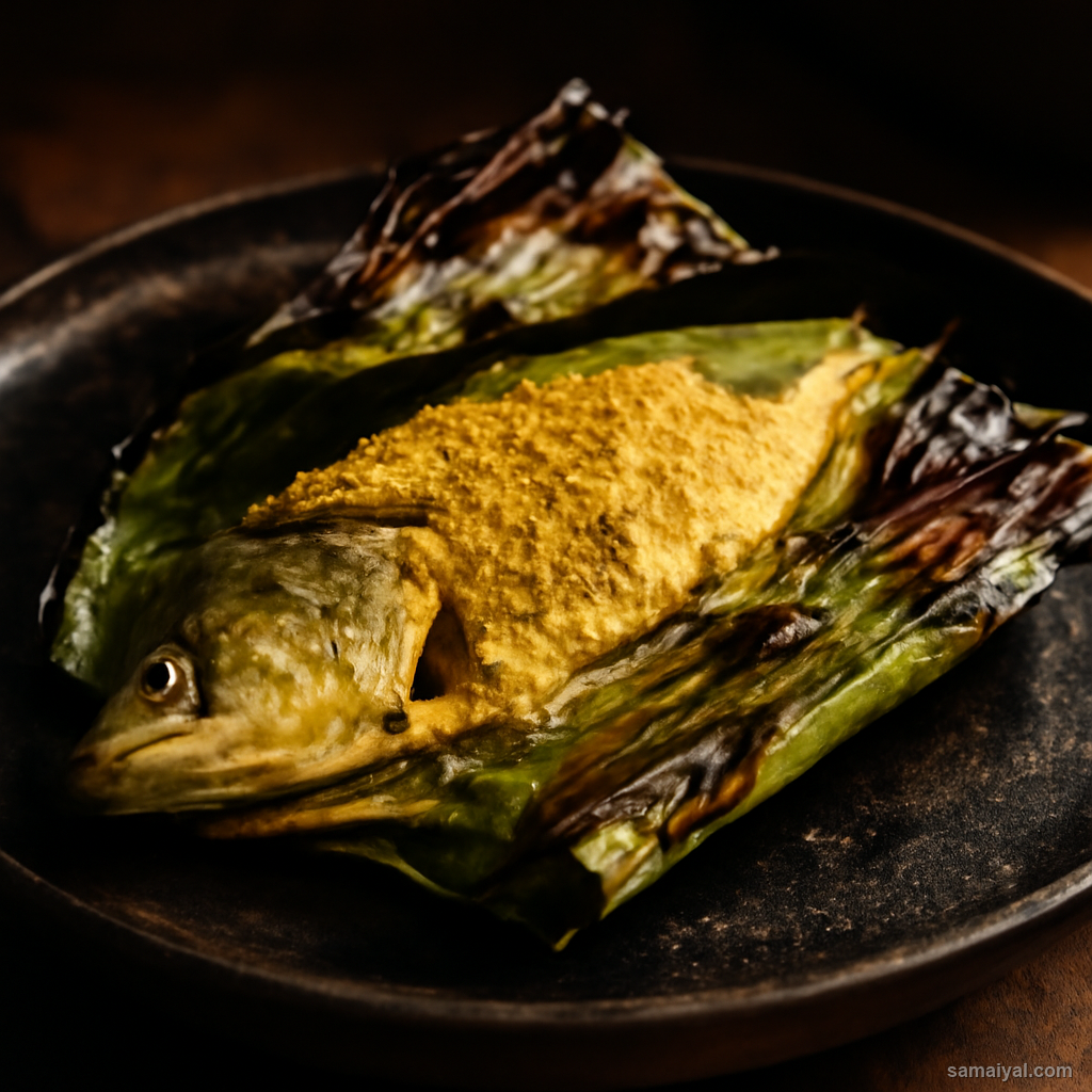 Ilish Macher Paturi Hilsa Banana Leaf Bengali