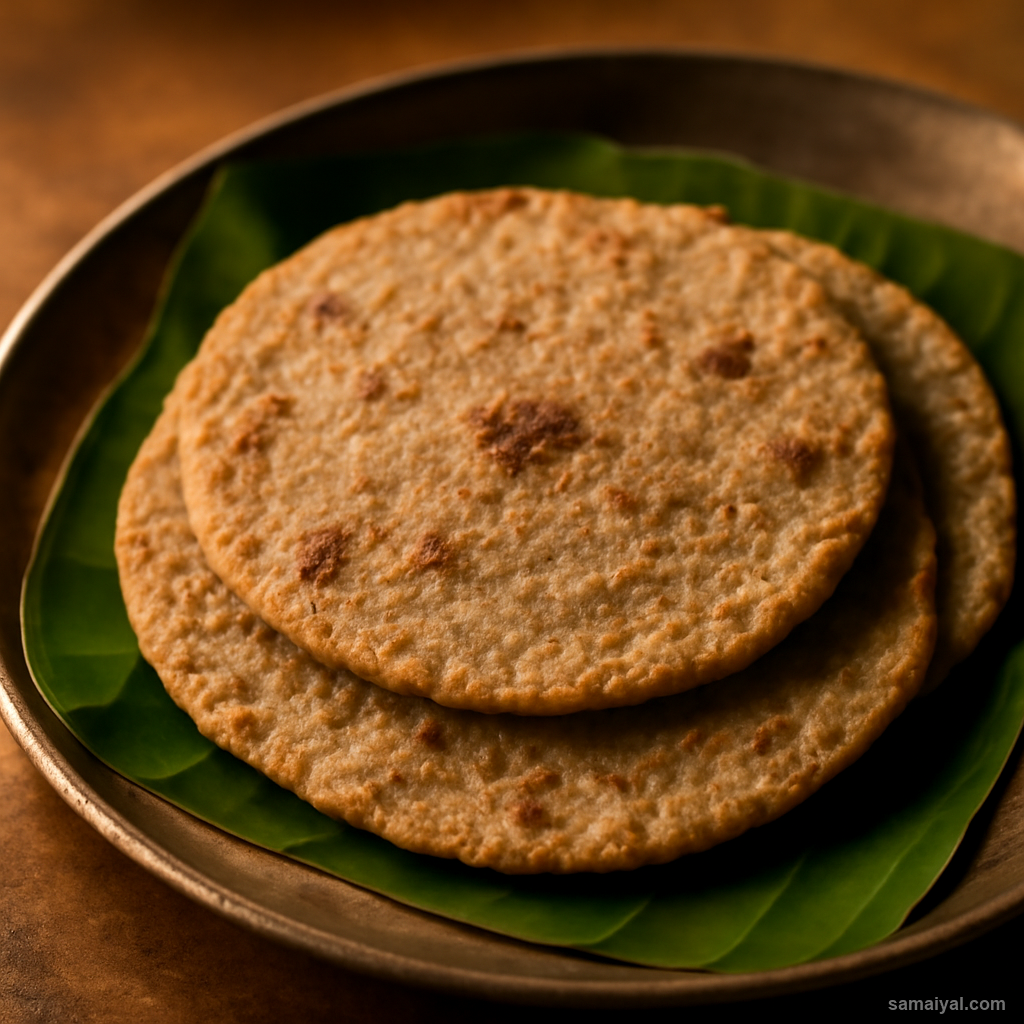 Jharkhand Chilka Roti Whole Rice Flatbread Bran Tribal Nutritious