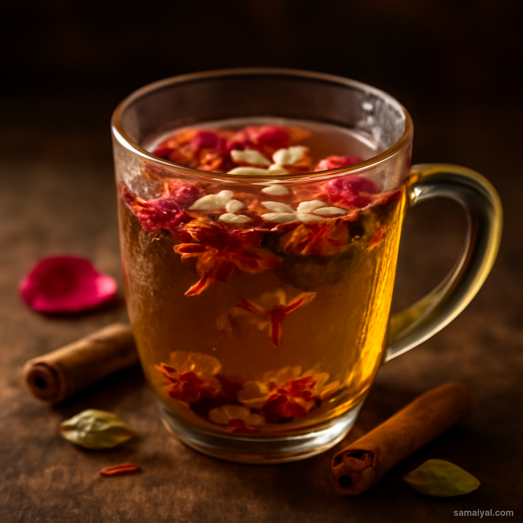 Kashmir Kahwa Saffron Green Tea Almond Cardamom Warming