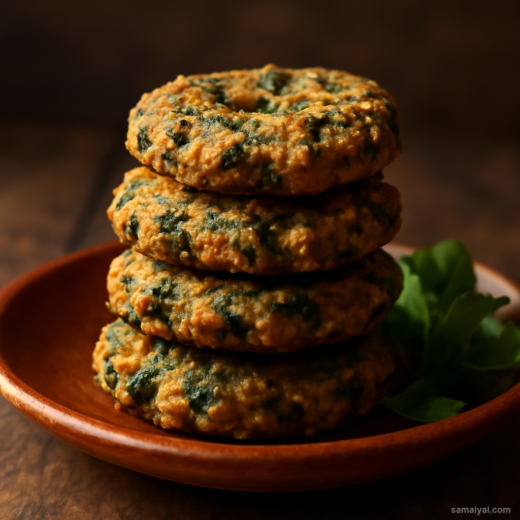 Keerai Vadai
