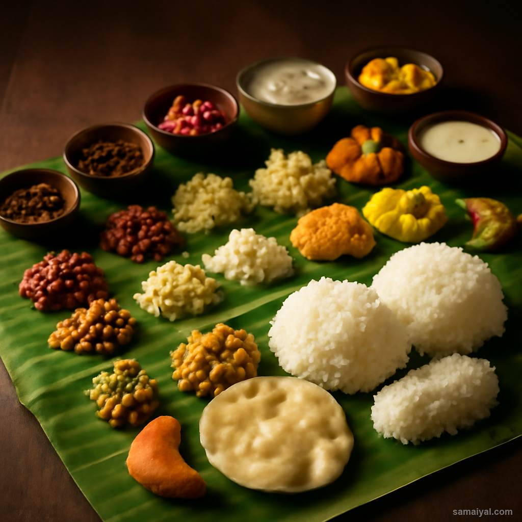 Kerala Sadhya Complete Festival Feast Banana Leaf Onam