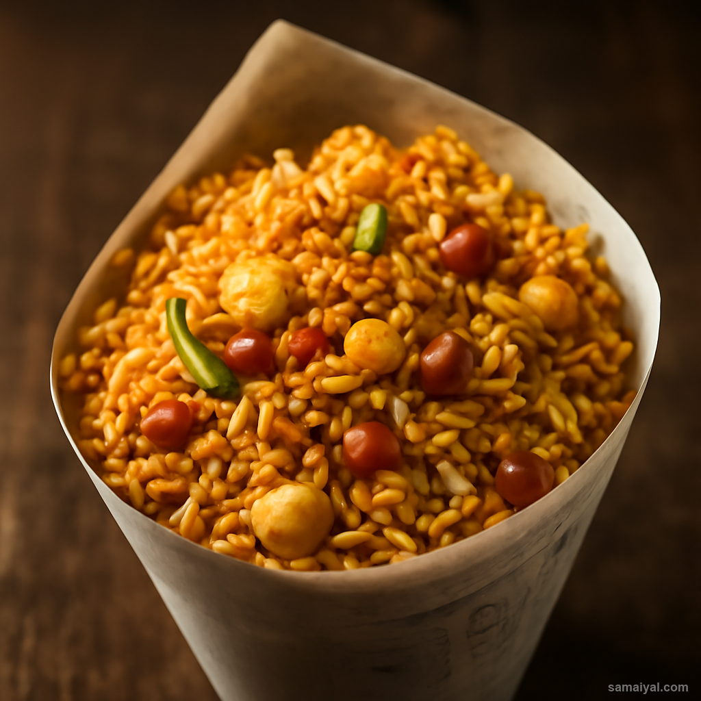 Kolkata Jhal Muri Spiced Puffed Rice Street Classic