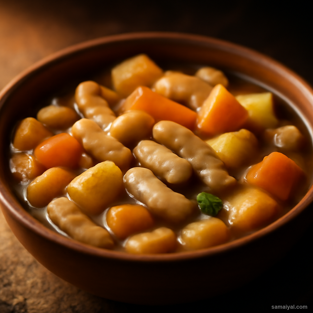 Ladakh Skyu Thumb Shaped Barley Dumpling Root Vegetable Stew
