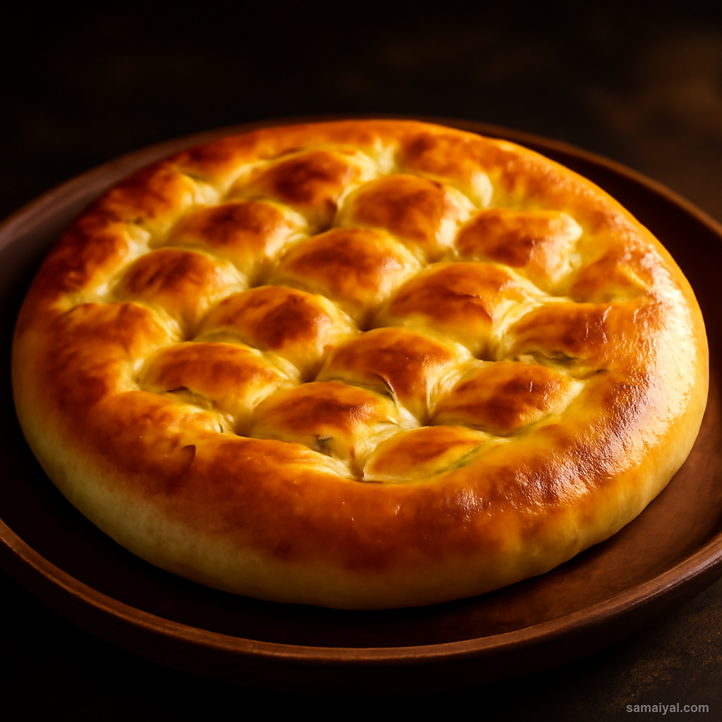 Lucknow Sheermal Saffron Milk Flatbread Nawabi Eid Bread