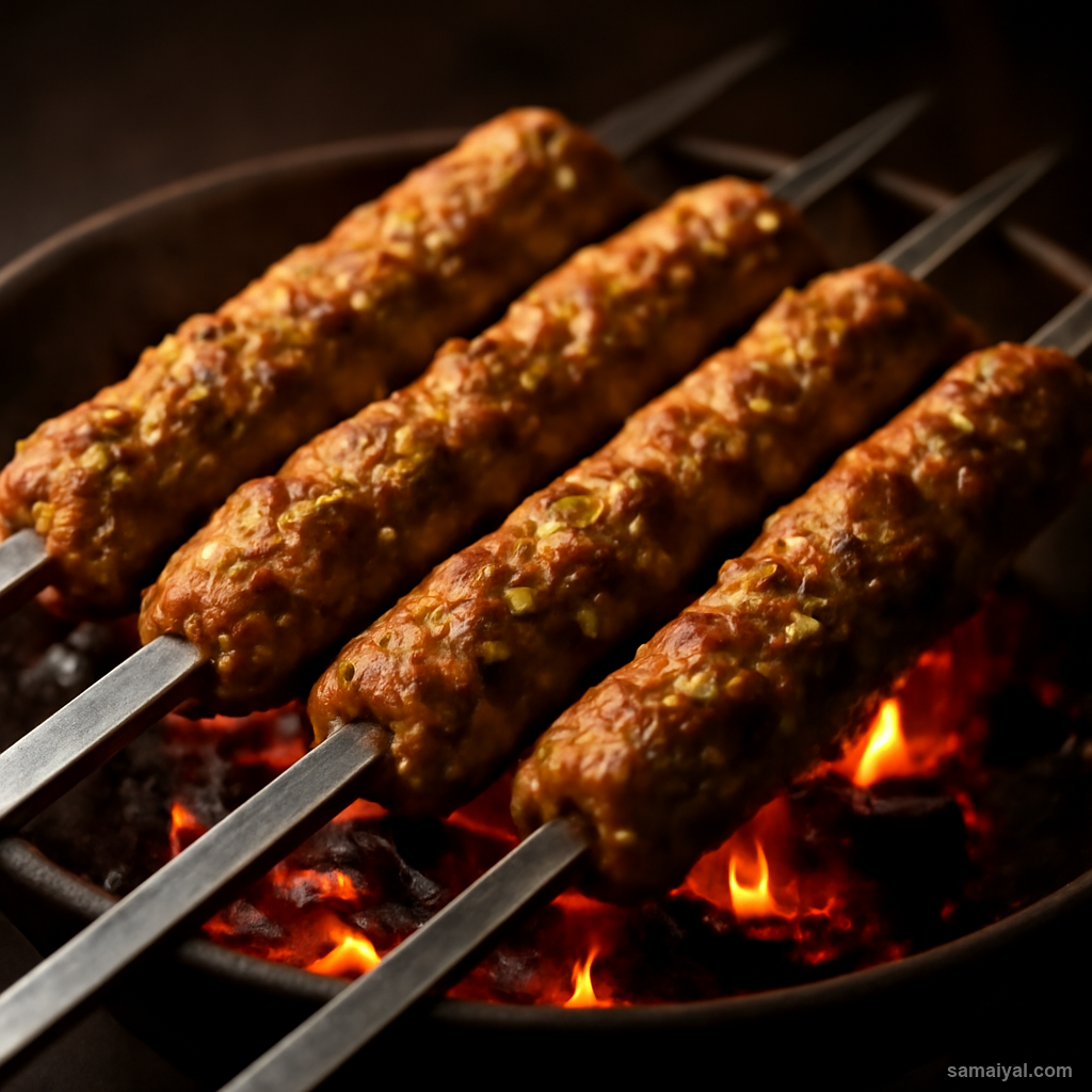 Madhya Pradesh Seekh Kebab Bhopal Minced Lamb Charcoal Grill
