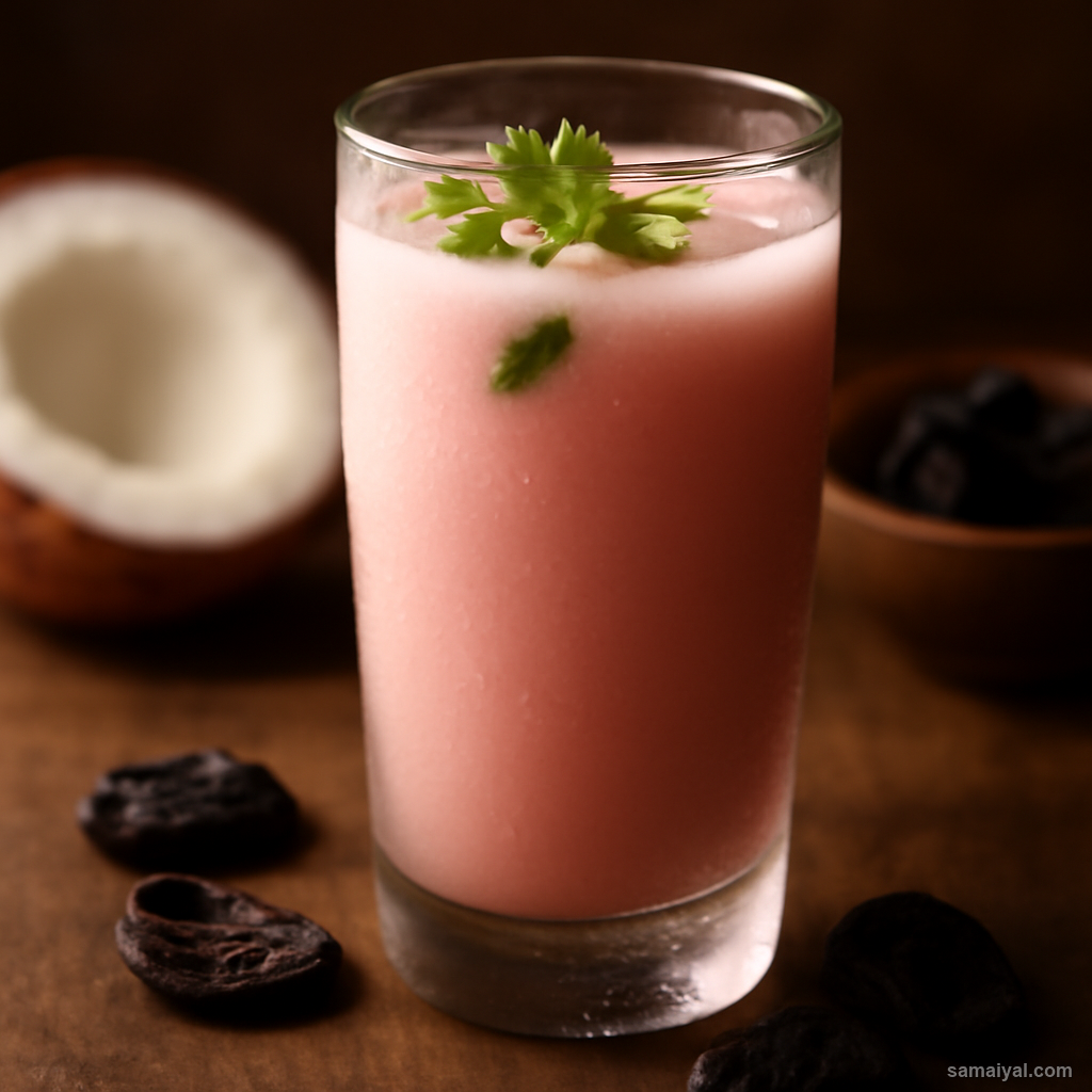 Maharashtra Solkadhi Kokum Coconut Digestive Pink Drink