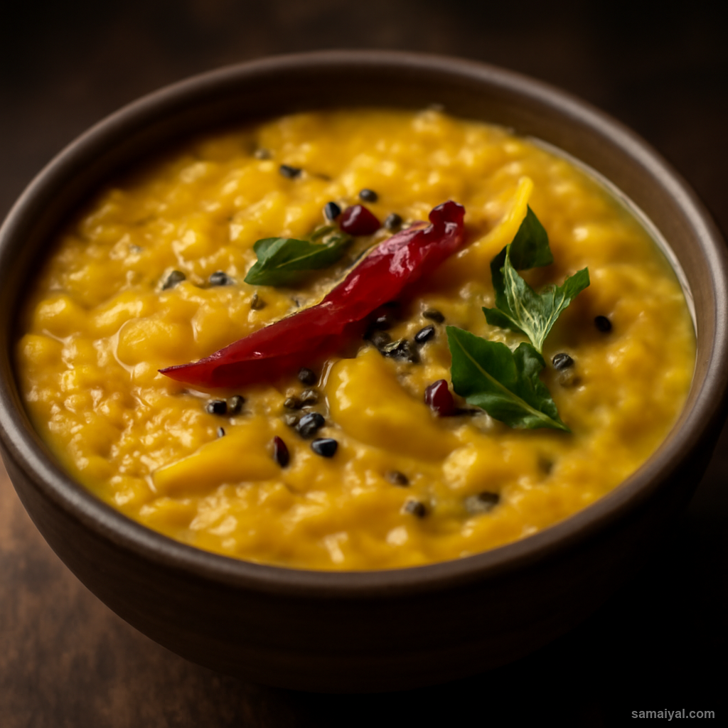 Mamidikaya Pappu Raw Mango Dal