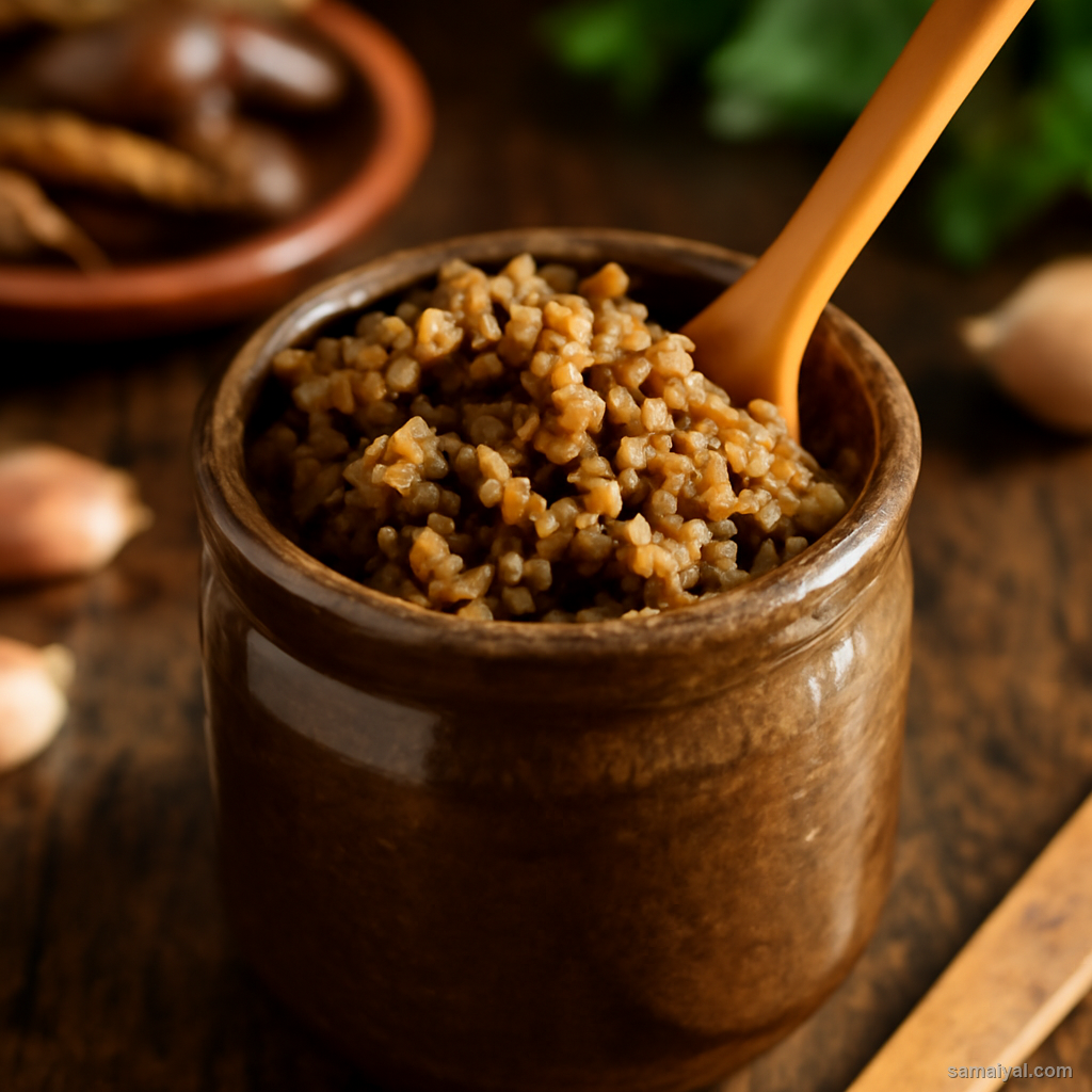 Manipur Nga Hao Kheichup Smoked Dried Fish Chutney Condiment