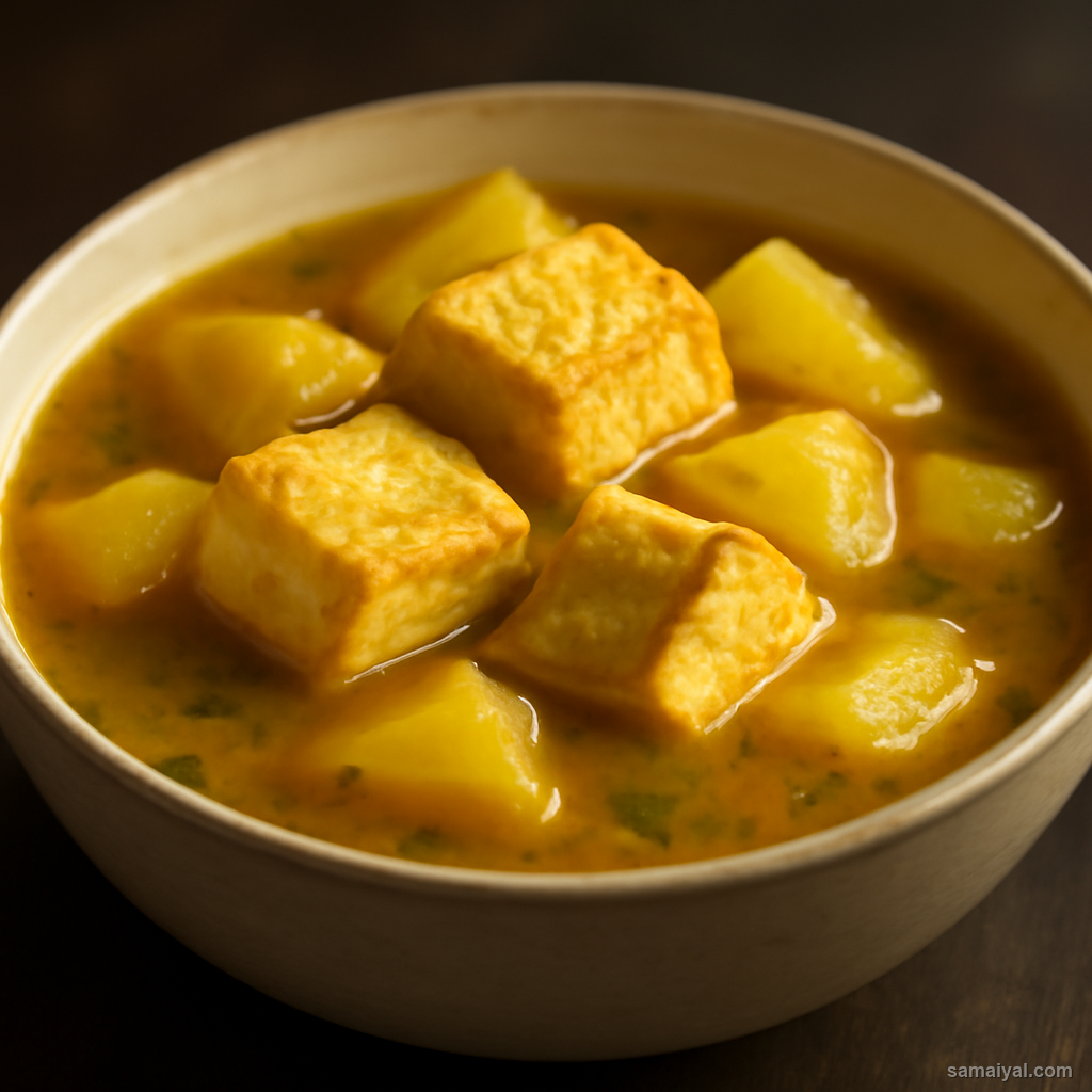 Manipur Sana Thongba Cottage Cheese Potato Meitei Curry