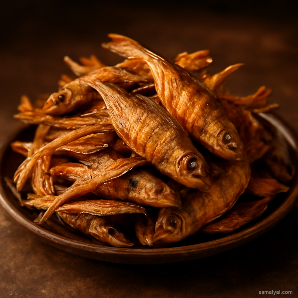 Manipur Tan Nga Fried Dried Fish Crispy Manipuri Market Snack