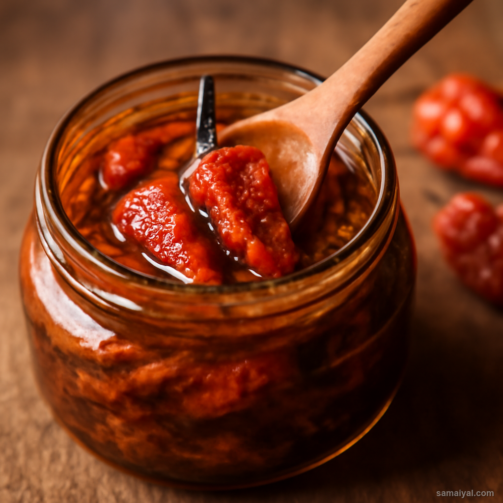 Manipur Umorok Naga Chilli Pickle Fermented Oil Preserved