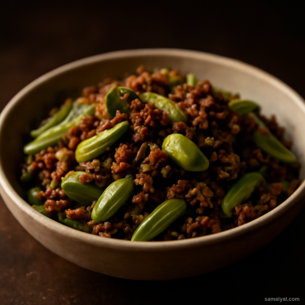 Manipur Yongchak Hawai Jaang Stink Bean Fermented Soybean Stir