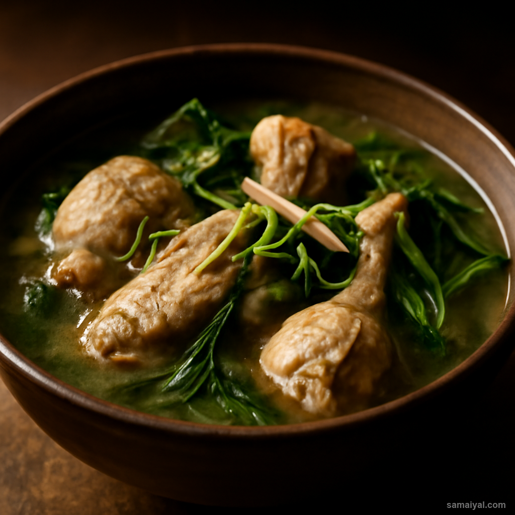 Manipur Zeliangrong Tribal Chicken Ginger Wild Herb Stew