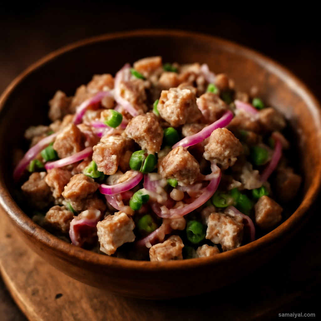 Meghalaya Doh Khlieh Pork Onion Salad Khasi