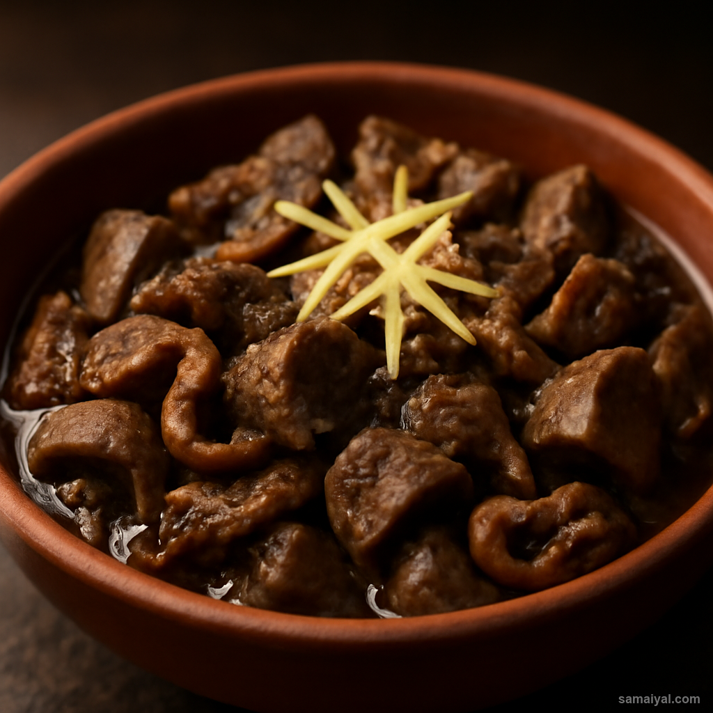 Meghalaya Doh Snam Sym Pork Innards Khasi Cooking