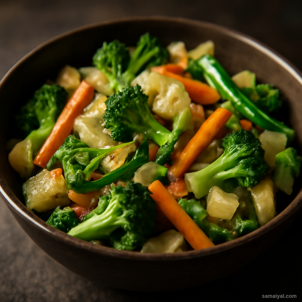 Mizoram Chhum Han Stir Fry Mizo Vegetable