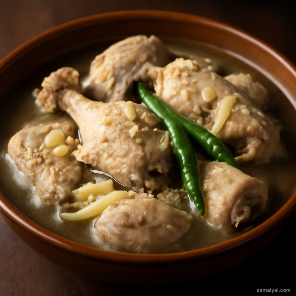 Mizoram Chicken Mizo Style Simple Garlic