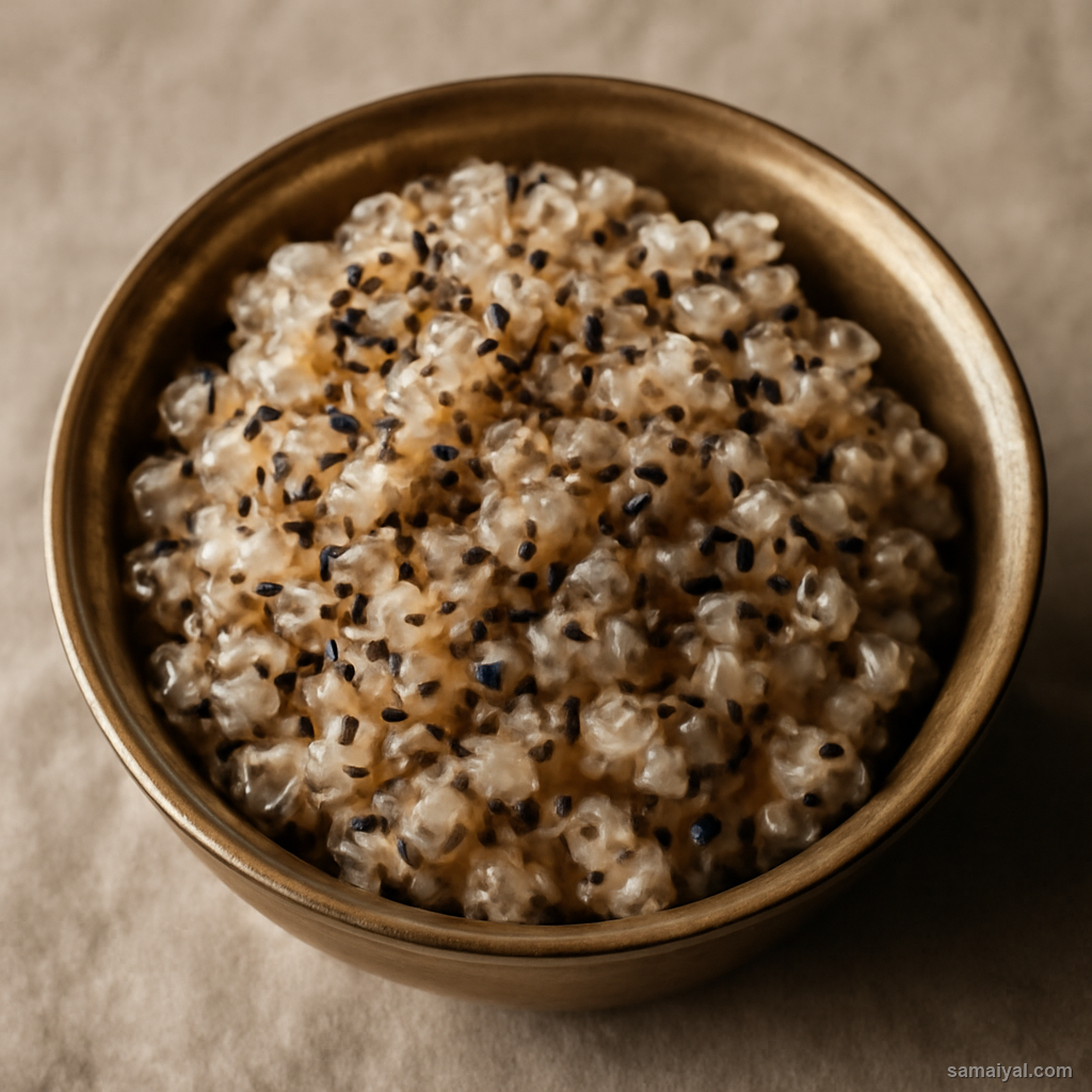 Mizoram Mizo Sticky Rice Sai Rawn Sesame Jaggery Sweet
