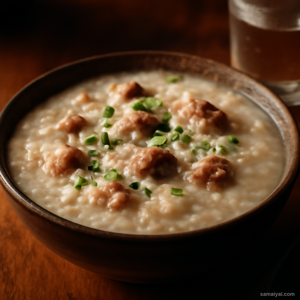 Mizoram Sawhchiar Rice Pork Porridge Mizo Congee Comfort