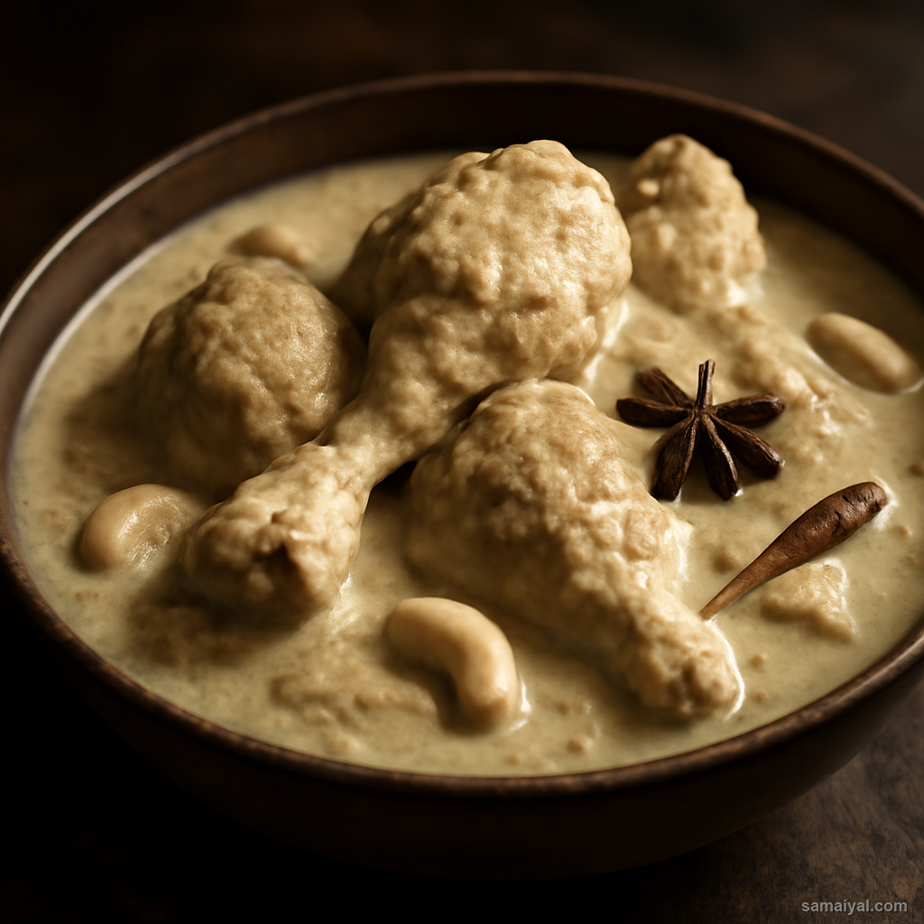Murshidabad Chicken Korma Nawabi White Gravy