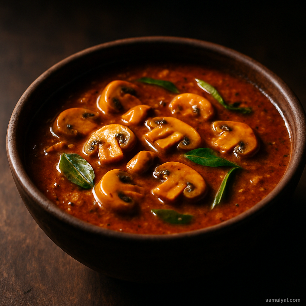 Mushroom Kuzhambu