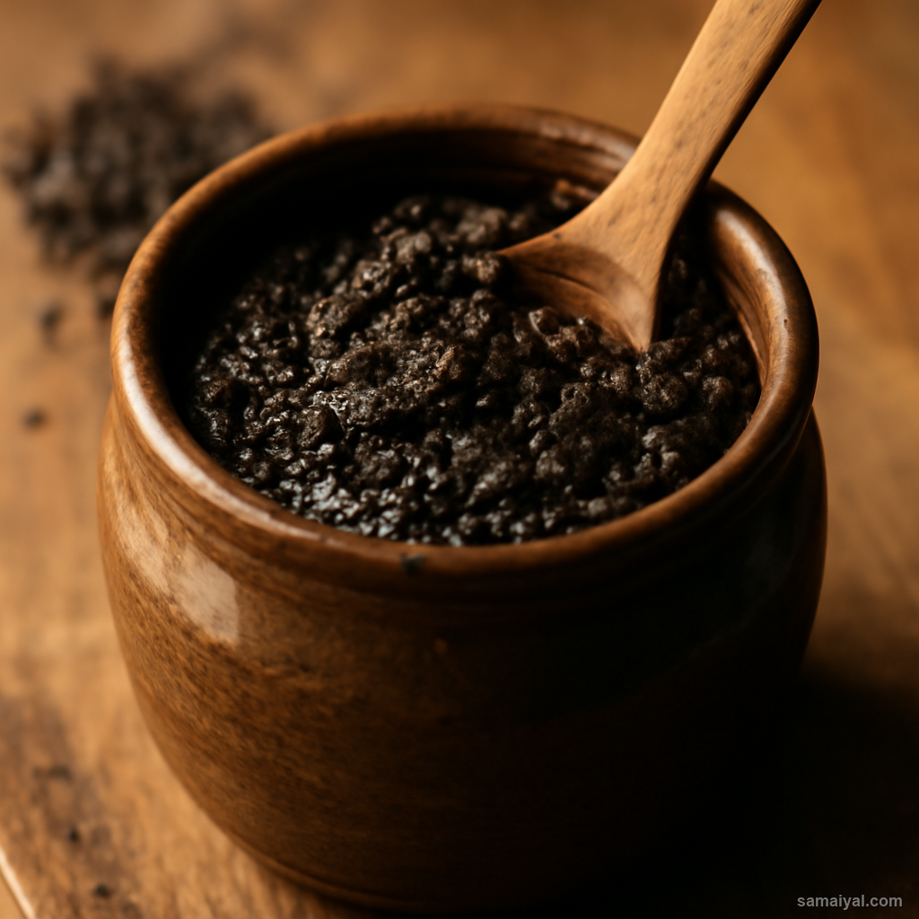 Nagaland Naga Black Sesame Chutney Roasted Dark Condiment