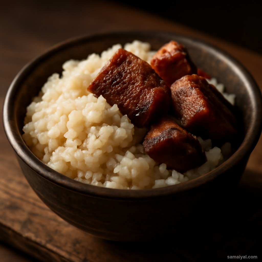 Nagaland Sticky Rice With Smoked Meat Naga Breakfast