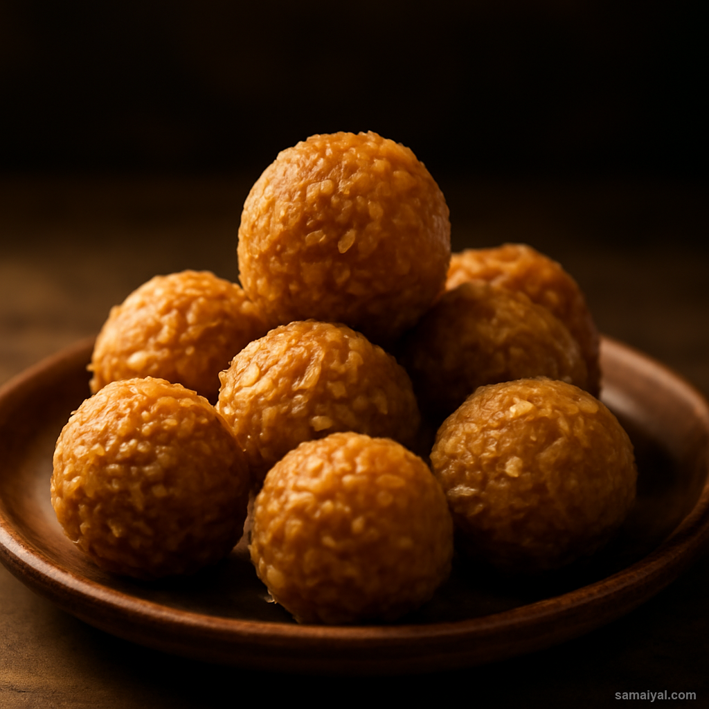 Narkel Naru Sweet Coconut Ball Bengali Festive